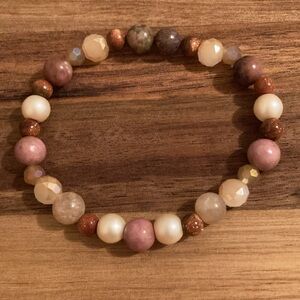 Handmade Elegant Multicolor Beaded Bracelet